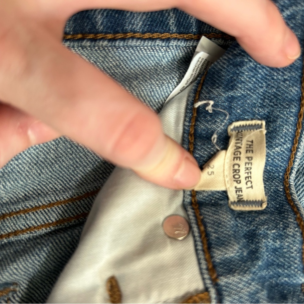 Madewell The Perfect Vintage Crop Jeans - Picture 13 of 13